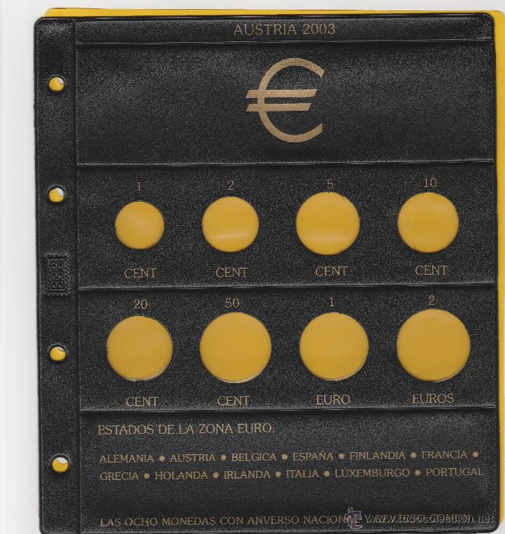 Material numism&aacute;tico: HOJA BEUMER PARA EUROS AUSTRIA 2003 A ESTRENAR - Foto 1