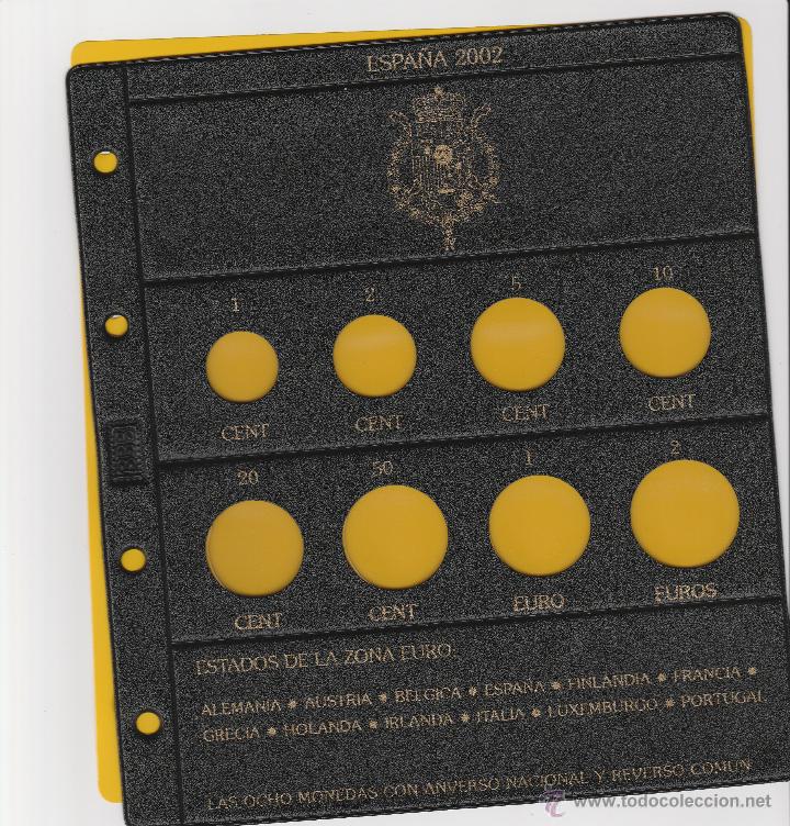 Material numism&aacute;tico: HOJA BEUMER PARA EUROS ESPA&Ntilde;A 2002 A ESTRENAR - Foto 1