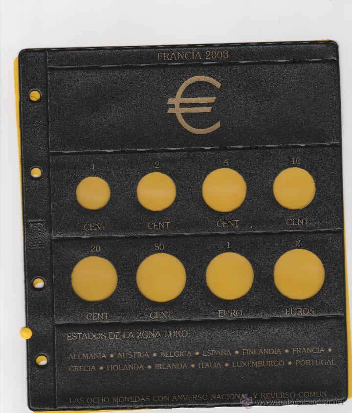 Material numism&aacute;tico: HOJA BEUMER PARA EUROS FRANCIA 2003 A ESTRENAR - Foto 1