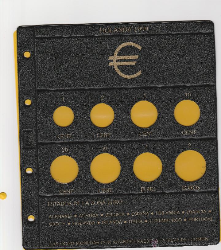 Material numism&aacute;tico: HOJA BEUMER PARA EUROS HOLANDA 1999 A ESTRENAR - Foto 1