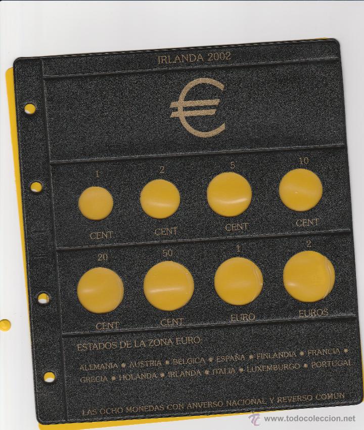 Material numism&aacute;tico: HOJA BEUMER PARA EUROS IRLANDA 2002 A ESTRENAR - Foto 1