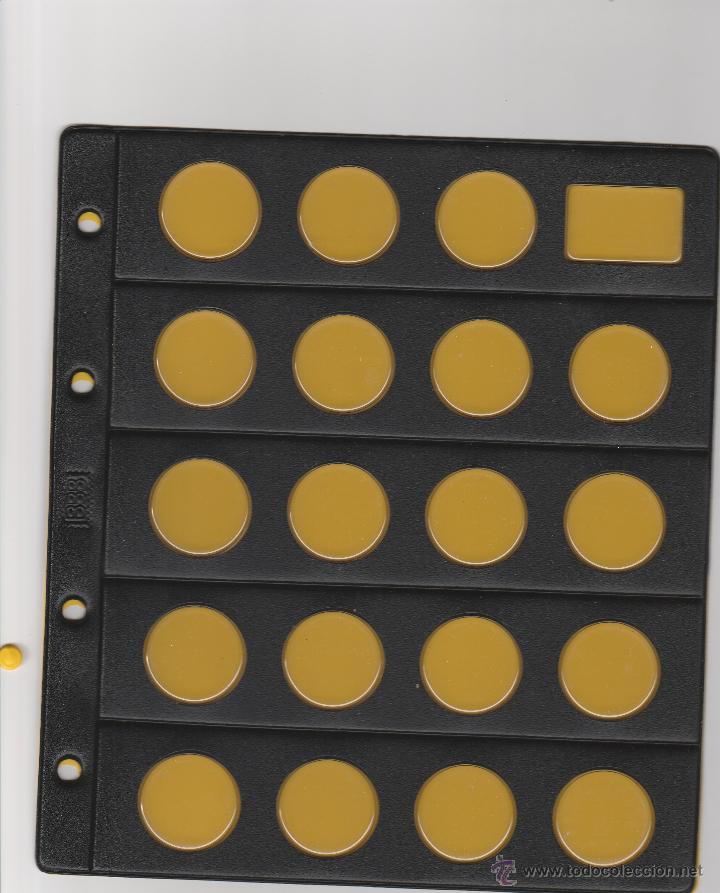 Material numism&aacute;tico: HOJA BEUMER PARA MONEDAS CON CLARABOYA A ESTRENAR - Foto 1