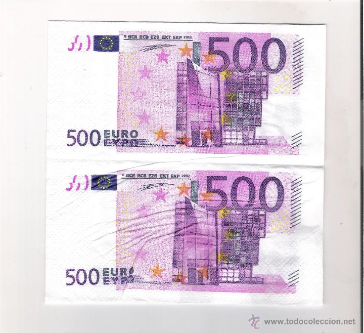 Material numism&aacute;tico: CERVILLETA / BILLETES DE 500 &euro; - Foto 1