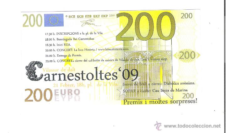 Material numism&aacute;tico: VILASSAR DE DALT       PROGRAMA CASNESTOLTES 09 - Foto 1