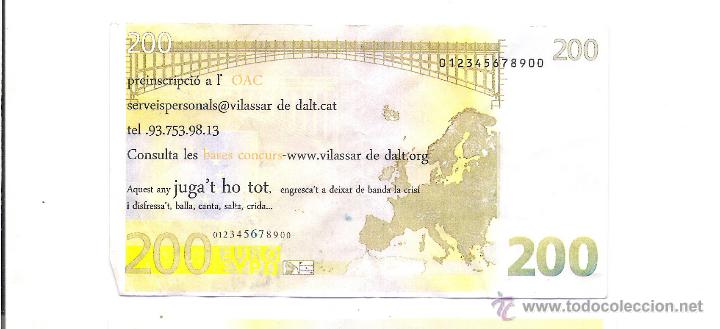 Material numism&aacute;tico: VILASSAR DE DALT       PROGRAMA CASNESTOLTES 09 - Foto 2