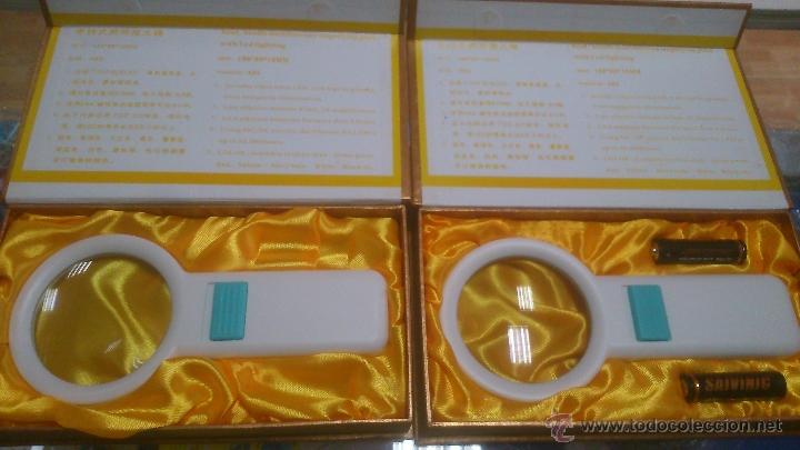 Material numism&aacute;tico: Lupa de 10 leds para monedas - Foto 4