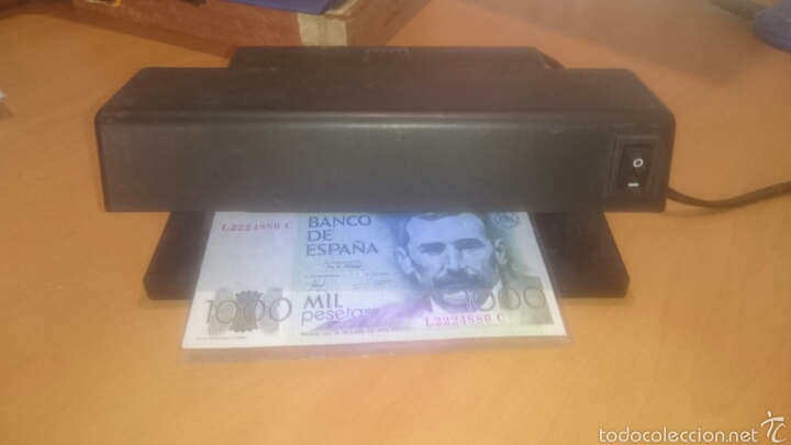 Material numism&aacute;tico: Detector billetes falsos - Foto 1
