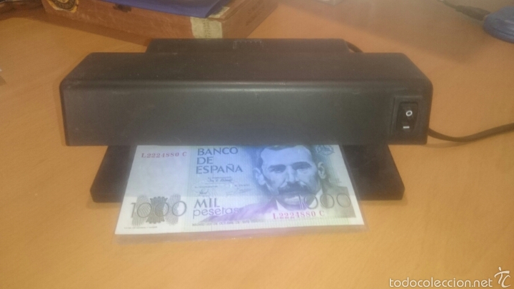 Material numism&aacute;tico: Detector billetes falsos - Foto 3