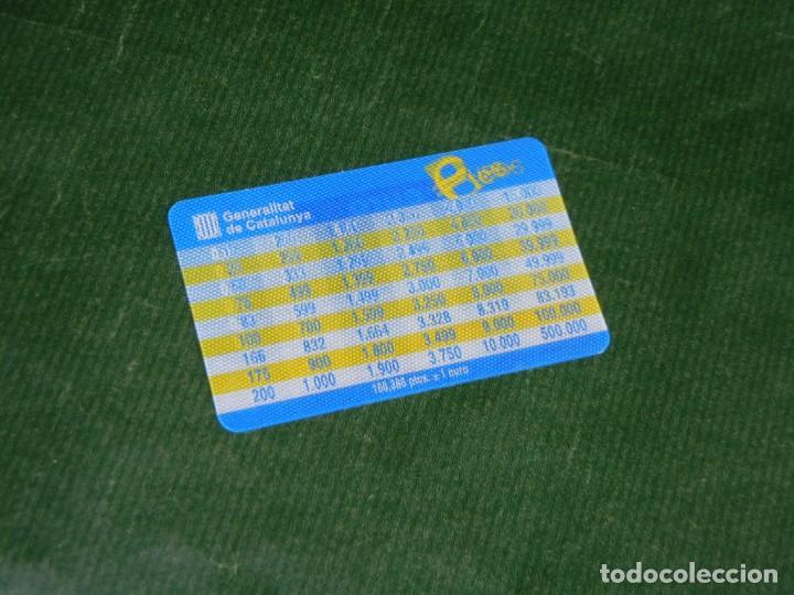 Material numism&aacute;tico: TARJETA CONVERSION PESETA EURO 3D - GENERALITAT DE CATALUNYA 2002 - Foto 1