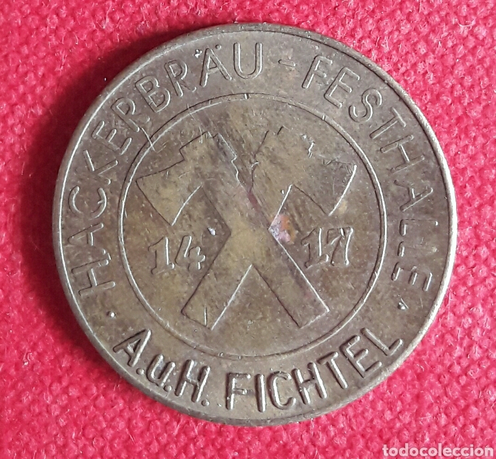 Material numism&aacute;tico: Ficha o token fiesta de la cerveza - Foto 2