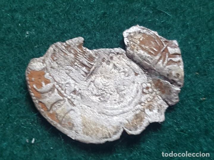 Material numism&aacute;tico: MEDIA MONEDA DE PLATA - NO S&Eacute; LA EPOCA - Foto 2