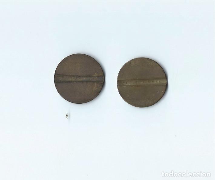 Material numism&aacute;tico: Dos fichas de tel&eacute;fonos - Foto 2