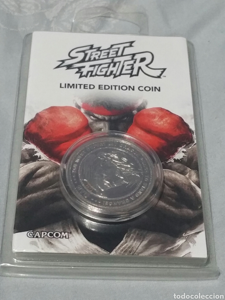 Material numism&aacute;tico: STREET FIGHTER MONEDA EDICION LIMITADA - Foto 1