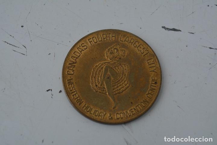 Material numism&aacute;tico: TOKEN EDMONTON -ALBERTA (CANADA).FOURTH LARGEST CITY CONVENTION - Foto 1