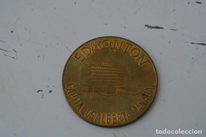 Material numism&aacute;tico: TOKEN EDMONTON -ALBERTA (CANADA).FOURTH LARGEST CITY CONVENTION - Foto 2