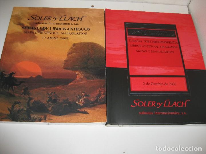 Material numism&aacute;tico: CATALOGOS DE SUBASTAS  SOLER Y LLACH - Foto 1