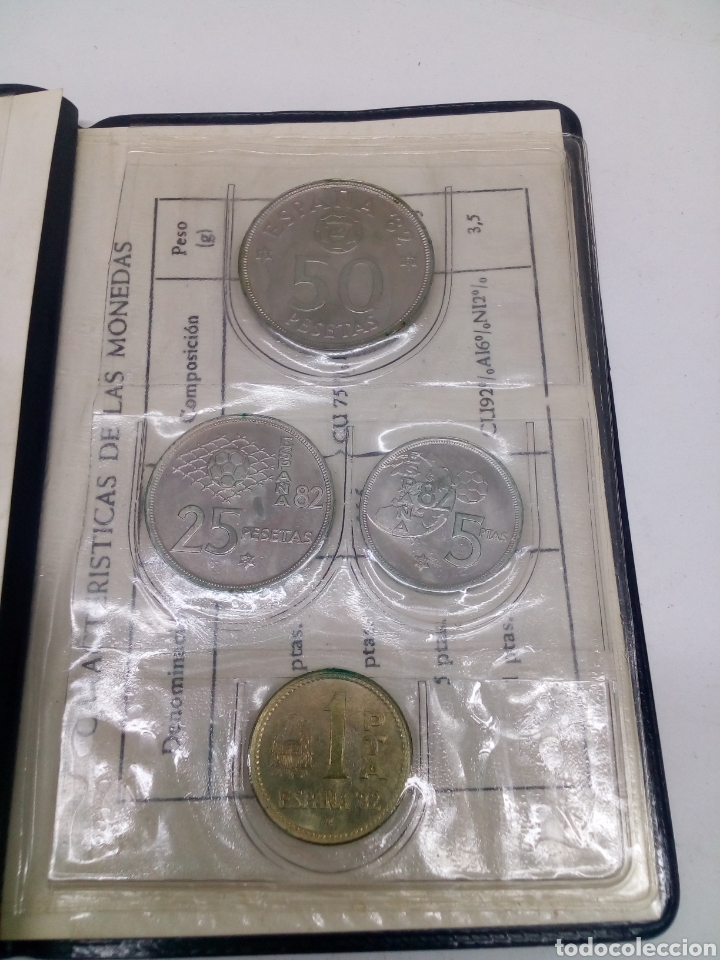 Material numism&aacute;tico: Serie numism&aacute;tica Mundial82 Espa&ntilde;a - Foto 3