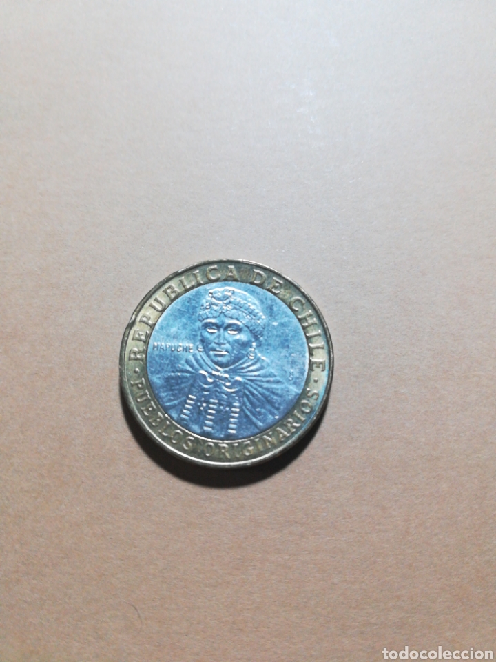 Material numism&aacute;tico: 100 pesos 2004 Republica de chile. - Foto 2