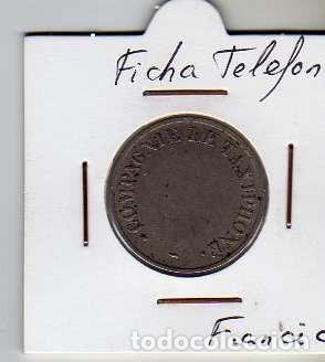 Material numism&aacute;tico: FICHA TELEFONICA TOKEN JETON DE FRANCIA - Foto 1