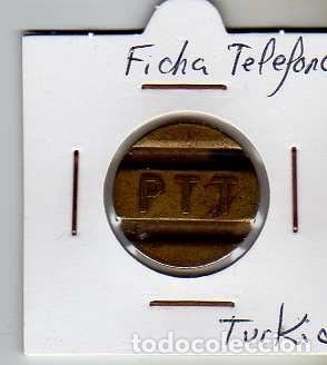 Material numism&aacute;tico: FICHA TELEFONICA TOKEN JETON DE TURQUIA - Foto 1