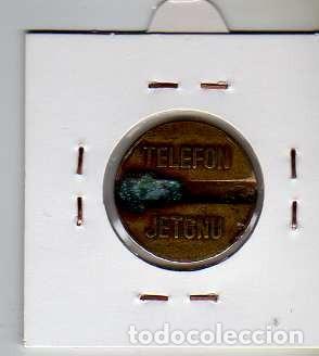 Material numism&aacute;tico: FICHA TELEFONICA TOKEN JETON DE TURQUIA - Foto 2