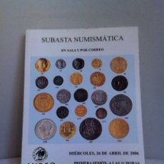 Material numismático: SUBASTA NUMISMATICA. ÁUREO. 2006. Lote 152919382