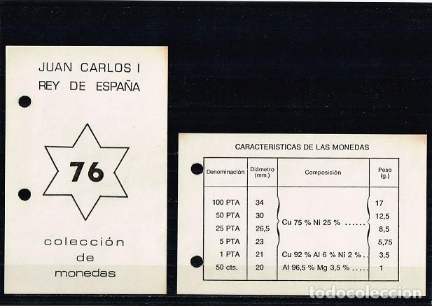 Material numism&aacute;tico: Documentaci&oacute;n Cartera FNMT 1976 - Foto 1
