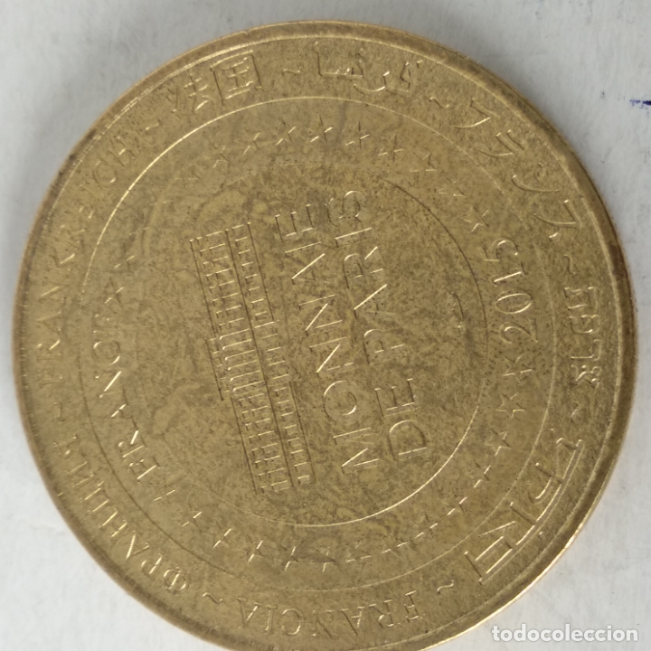 Material numism&aacute;tico: medalla moneda Eurodisney Paris 2015 - Foto 1
