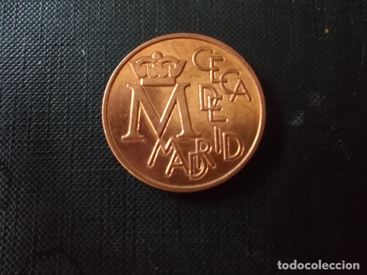 Material numism&aacute;tico: ceca de Madrid banco de Espa&ntilde;a cobre - Foto 3
