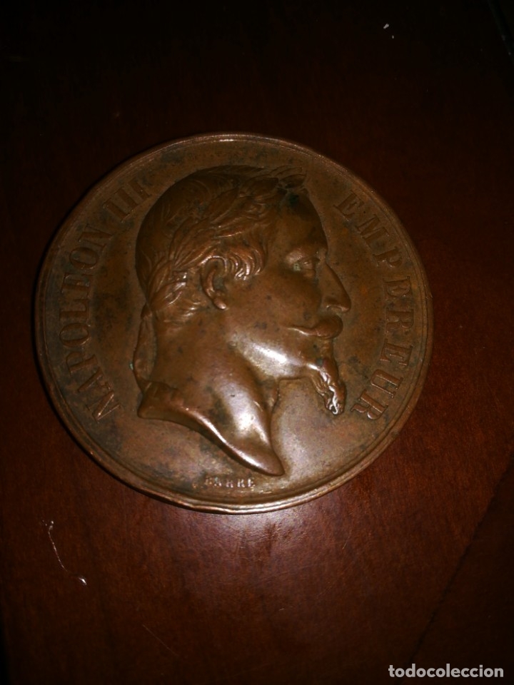 Material numism&aacute;tico: Moneda original vepoca Napole&oacute;n III Paris - Foto 1