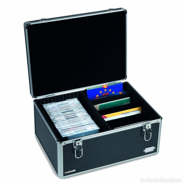 Material numism&aacute;tico: MALET&Iacute;N DE COLECCIONISMO CARGO MULTI XL, NEGRO - Foto 1