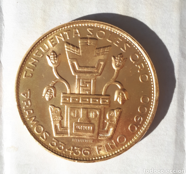 moneda oro perú 1961 - Comprar Material Numismático en todocoleccion