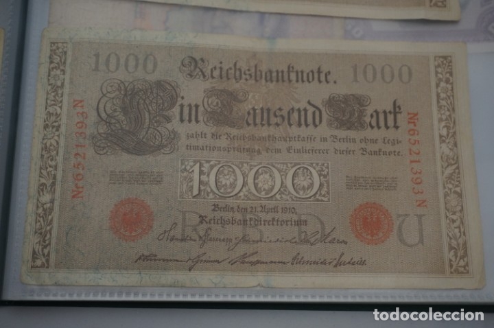 Material numism&aacute;tico: billete reichsbant&acute;note 1000 berlin 1910 - Foto 1