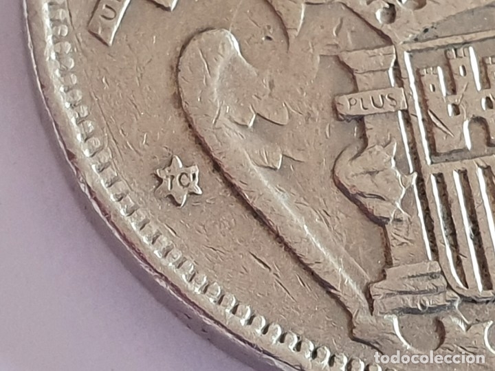 Material numism&aacute;tico: Moneda 25 pesetas 1957 - *70 - MBC/VF - Foto 3
