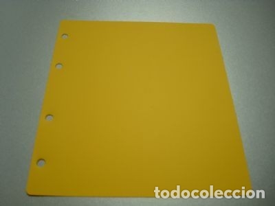Material numism&aacute;tico: 50 Separadores pl&aacute;stico AMARILLO 21x23cm - Foto 1