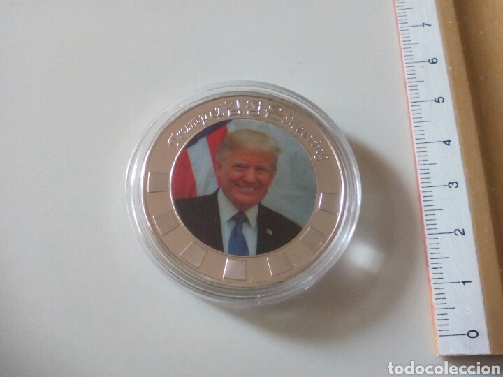 Material numism&aacute;tico: MONEDA PLATA TRUMP - Foto 1