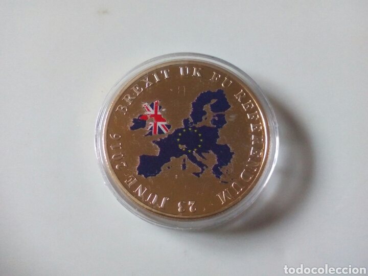 Material numism&aacute;tico: MONEDA REFERENDUM BREXIT - Foto 2