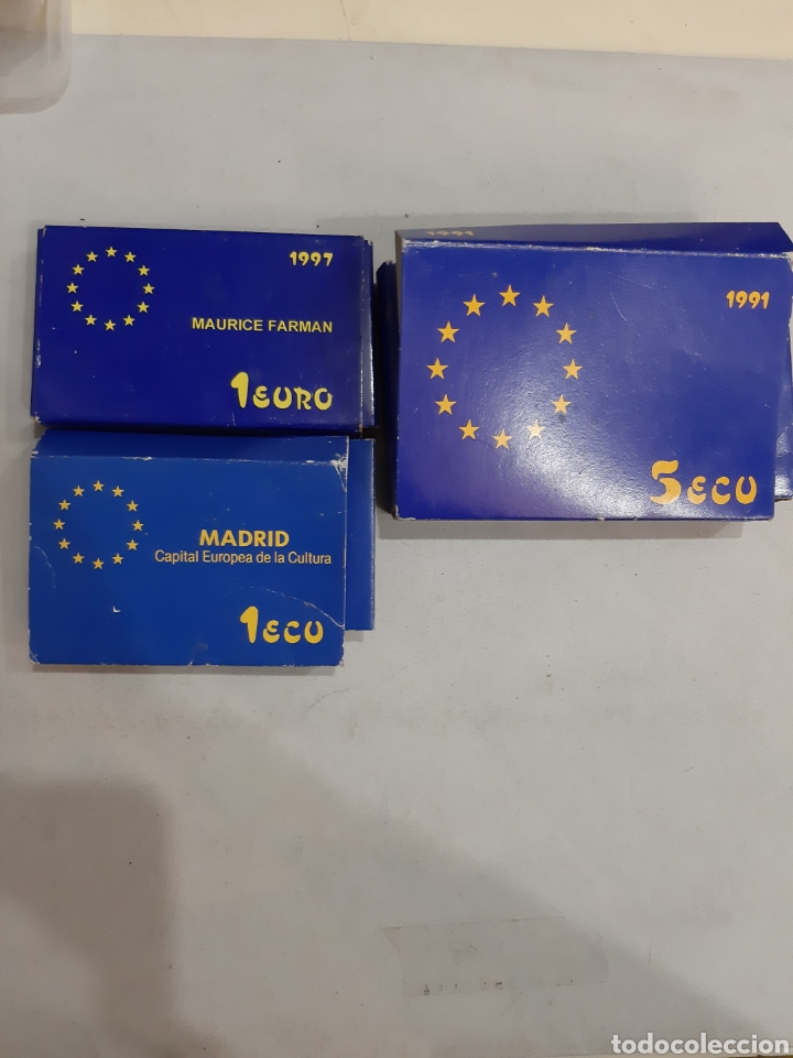 Material numism&aacute;tico: Fundas de cajas vac&iacute;as - Foto 1