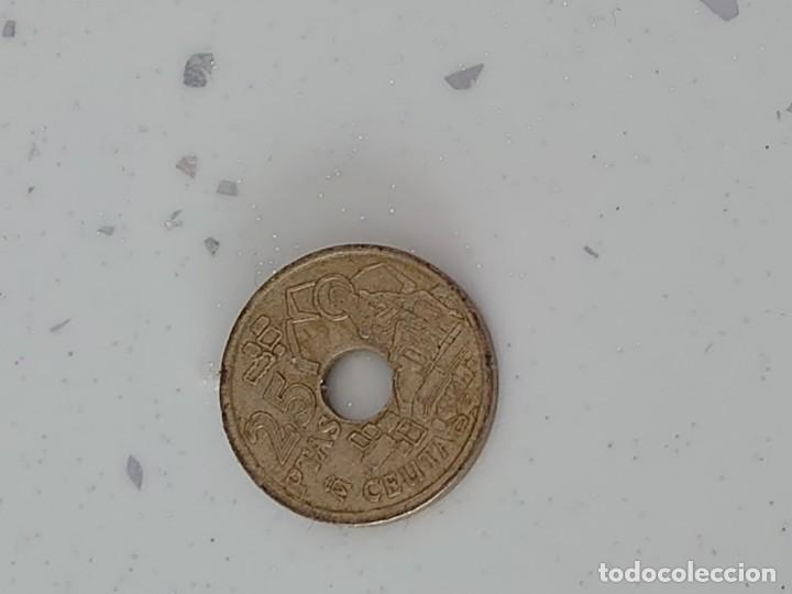 Material numism&aacute;tico: Moneda de 25 centimos - Foto 2