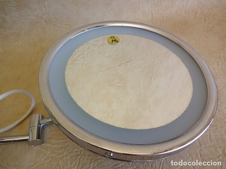 Material numism&aacute;tico: lampara pared extensible con espejo 3x 3 augmentos acabado cromado - Foto 7