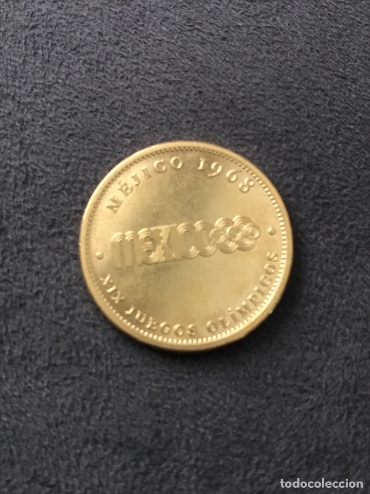 Material numism&aacute;tico: Moneda conmemorativa M&eacute;xico 68 - Foto 1