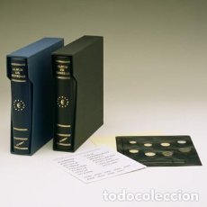 Material numismático: FILOBER ALBUM DE MONEDAS NUMIS EURO SKAY - TAPA Y CAJETIN. Lote 219148172