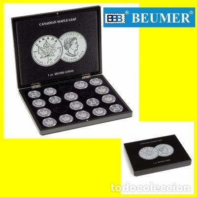 Material numism&aacute;tico: Estuche VOLTERRA para 20 Onzas MAPLE LEAF en c&aacute;psulas - Foto 1