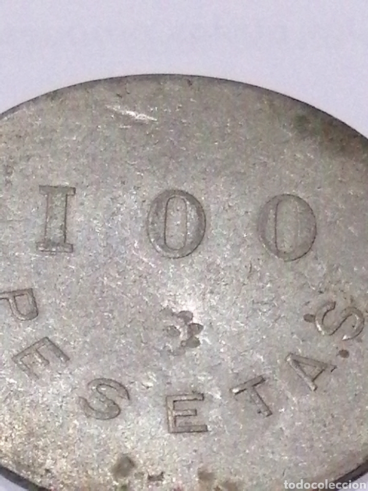 Material numism&aacute;tico: Ficha casino 100 pesetas - Foto 2