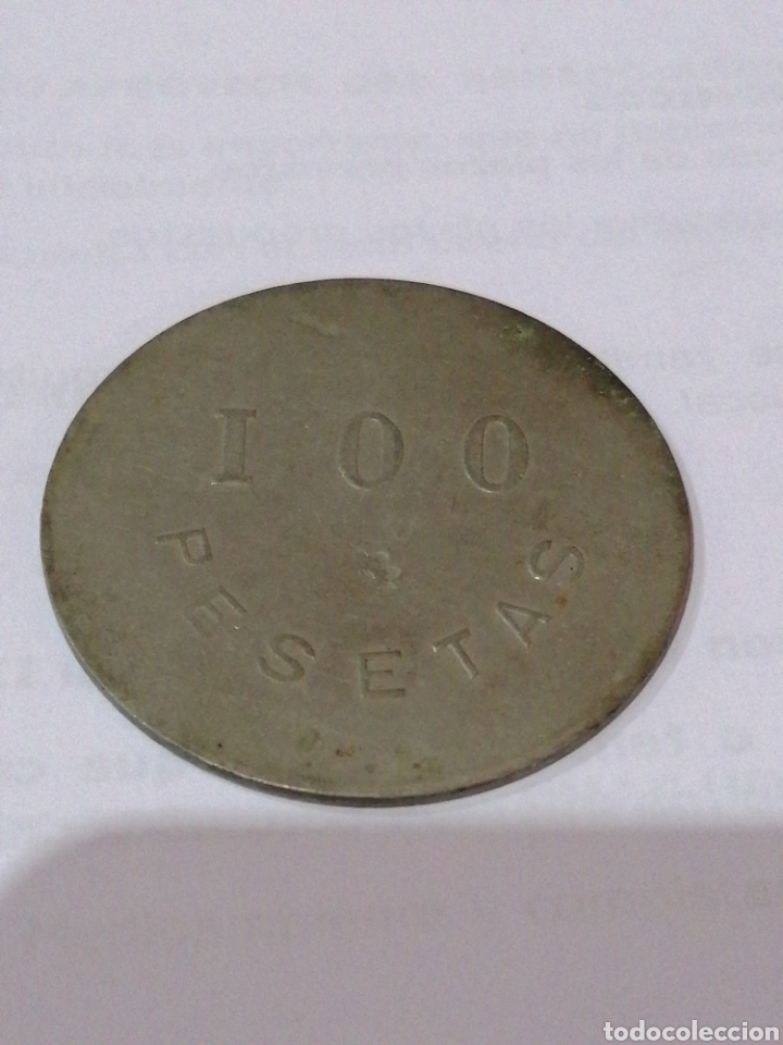 Material numism&aacute;tico: Ficha casino 100 pesetas - Foto 1