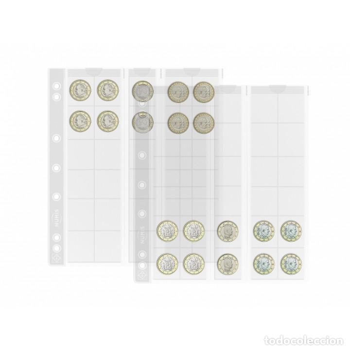 Material numism&aacute;tico: 5HOJAS PARA MONEDAS NUMIS, DE 30 DIVISIONES DE 25 MM &Oslash; - Foto 2