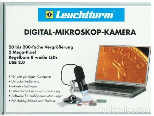 Material numism&aacute;tico: Microsc&oacute;pio DIGITAL USB de 20 a 200 Aumentos. Imprescindible, &uacute;til y pr&aacute;ctico. - Foto 1