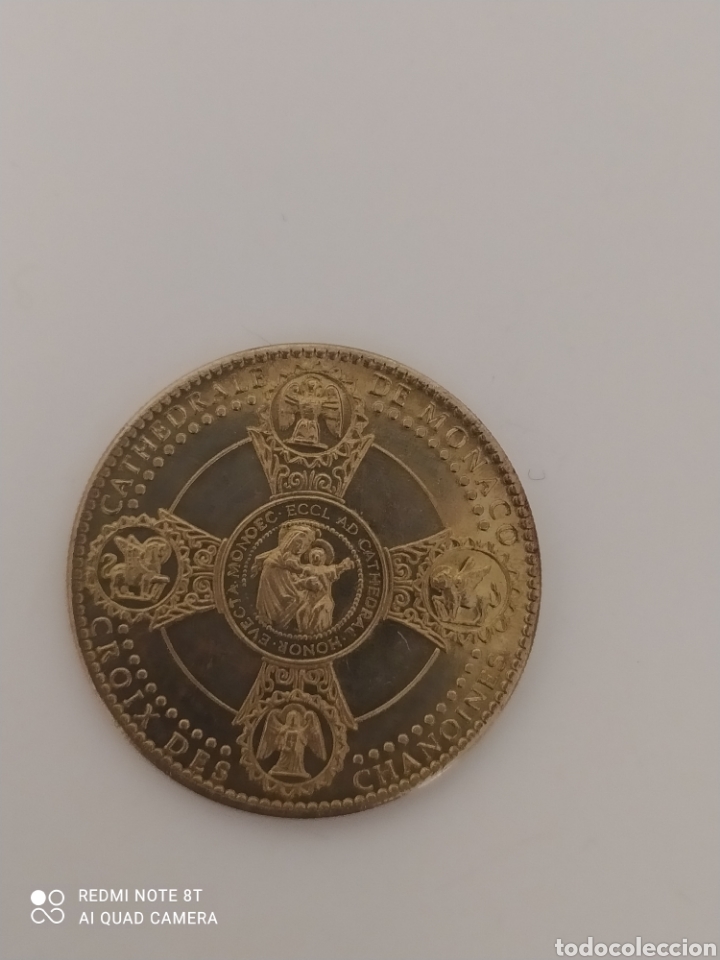 Material numism&aacute;tico: Moneda catedral de M&oacute;naco - Foto 2