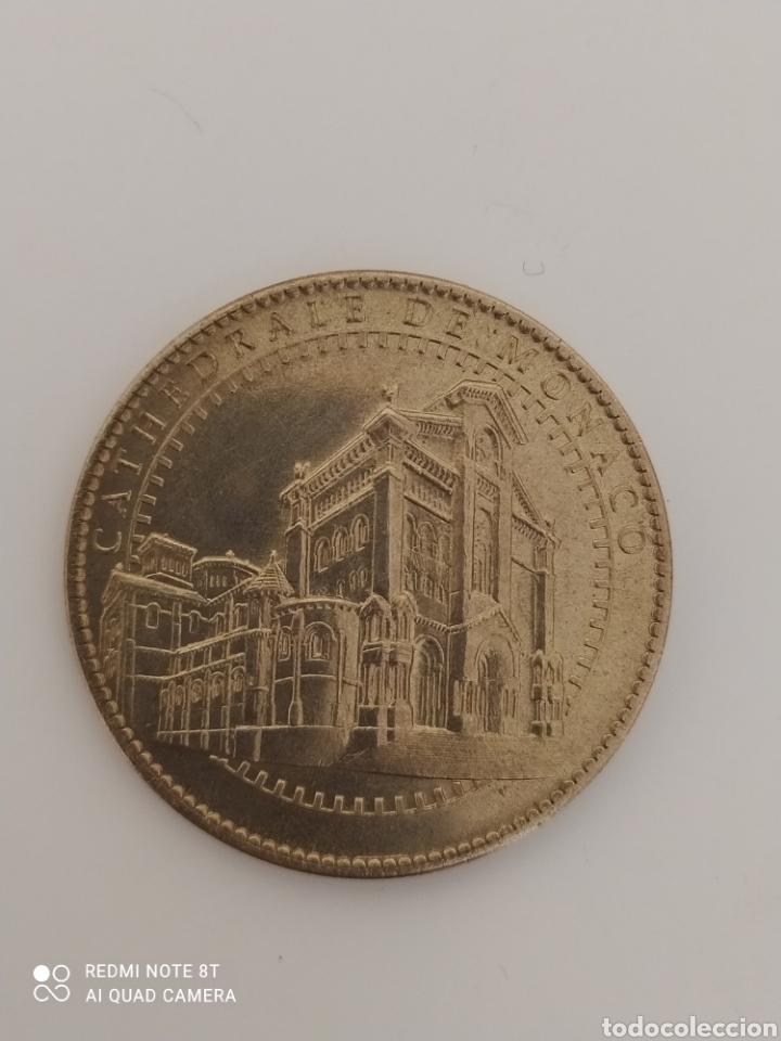 Material numism&aacute;tico: Moneda catedral de M&oacute;naco - Foto 1