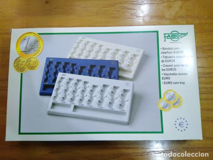 Material numism&aacute;tico: Bandeja para clasificar Euros - Faibo - Foto 2